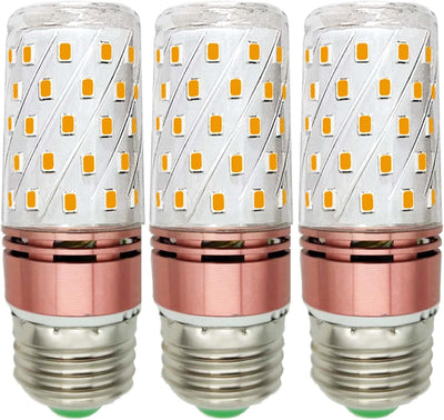 Pack 3 Bombillas LED E26 Equivalente Halógeno Blanco Cálido 3000K