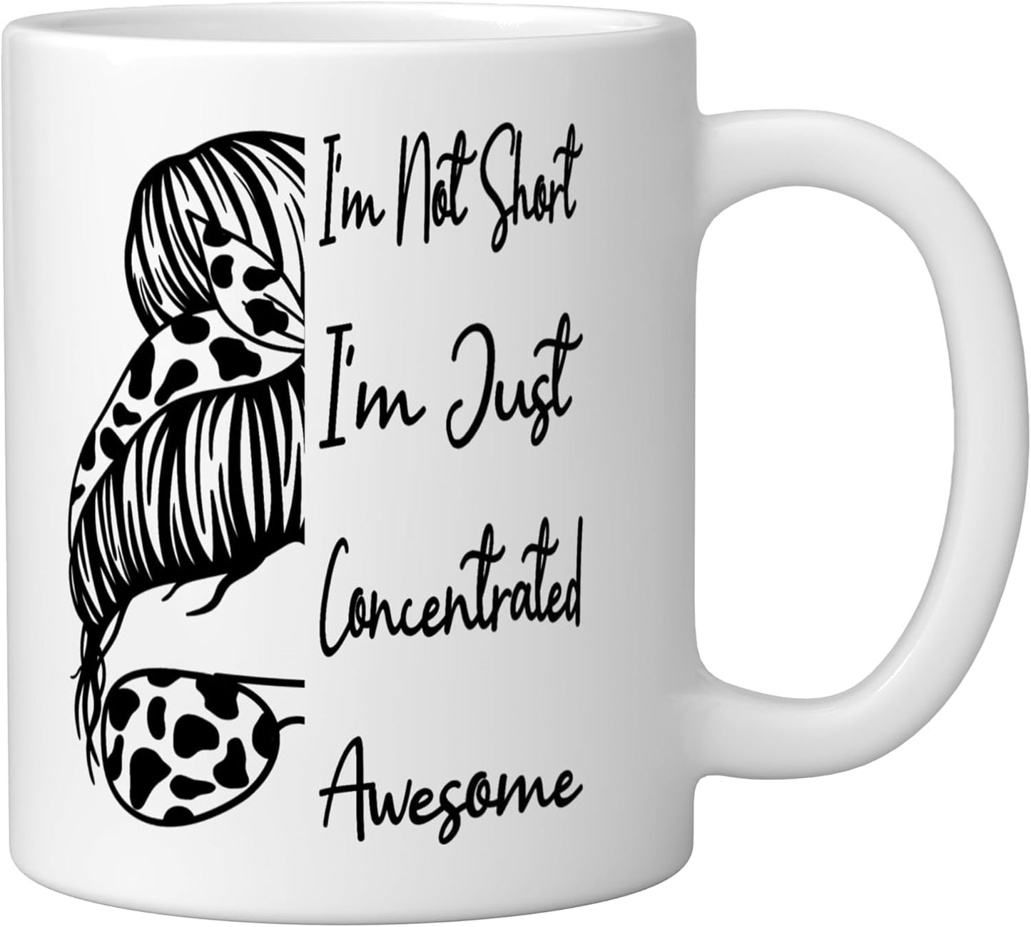 Taza Cerámica Chica divertida para mujer blanca
