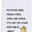 Toallas cocina decorativas de papas 16x24
