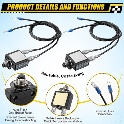 Kit fusibles HVAC 3A 5A probador circuito 24V