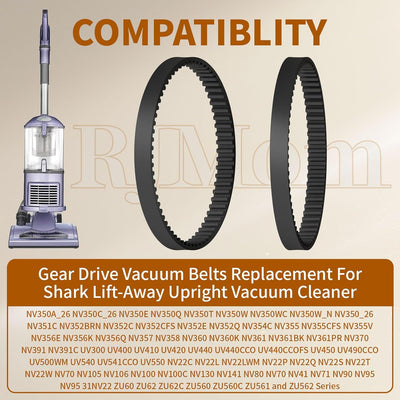 Correas vacío repuesto Shark Navigator 207-3M-6 Lift-Away
