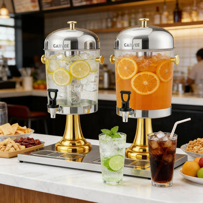 Dispensador de bebidas Garvee acero inoxidable con núcleo de hielo
