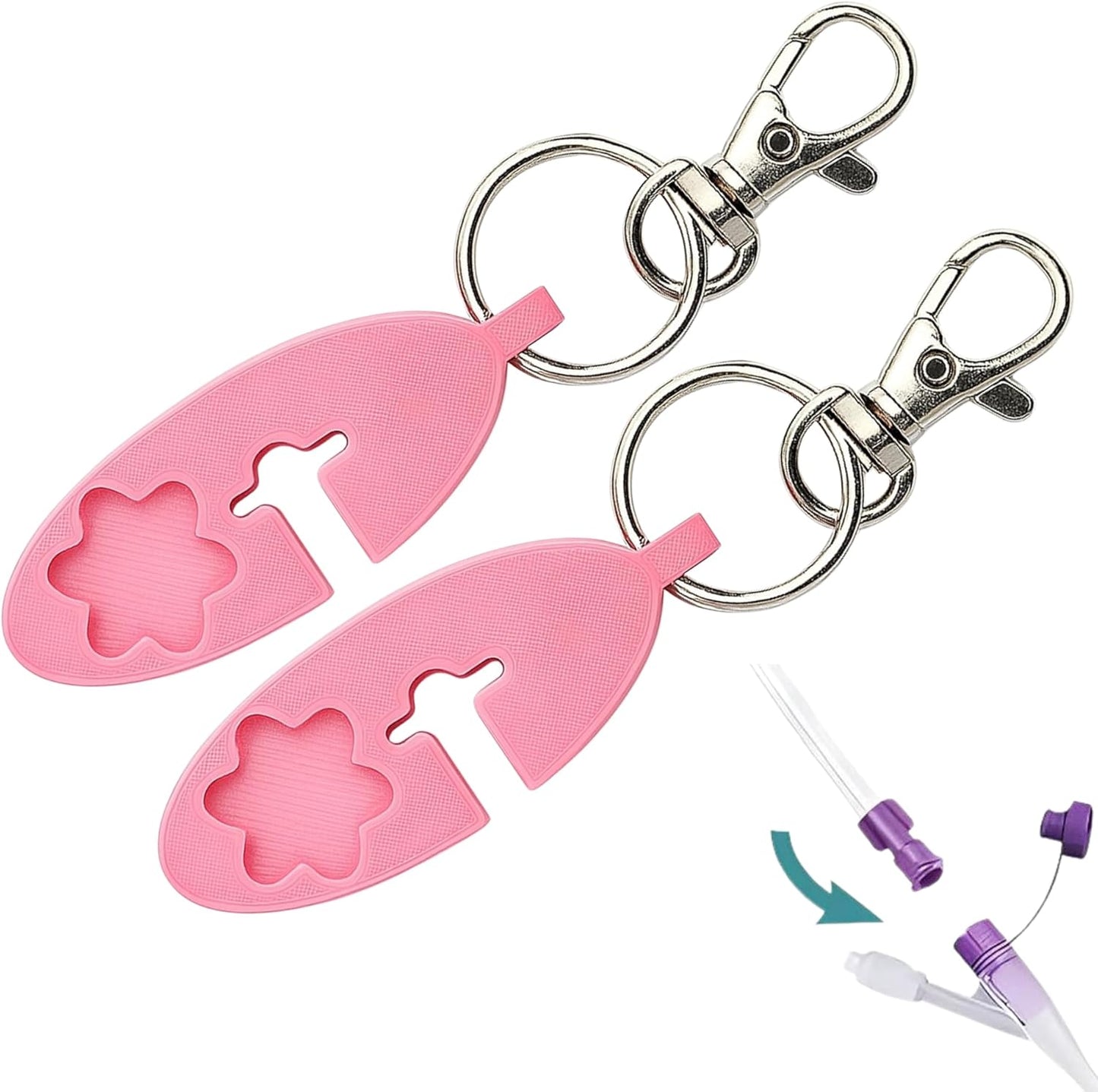 Llavero llave tubo G para Enfit Gtube y conectores