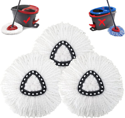 3 Pzas Cabezal trapeador microfibra EasyWring para Ocedar