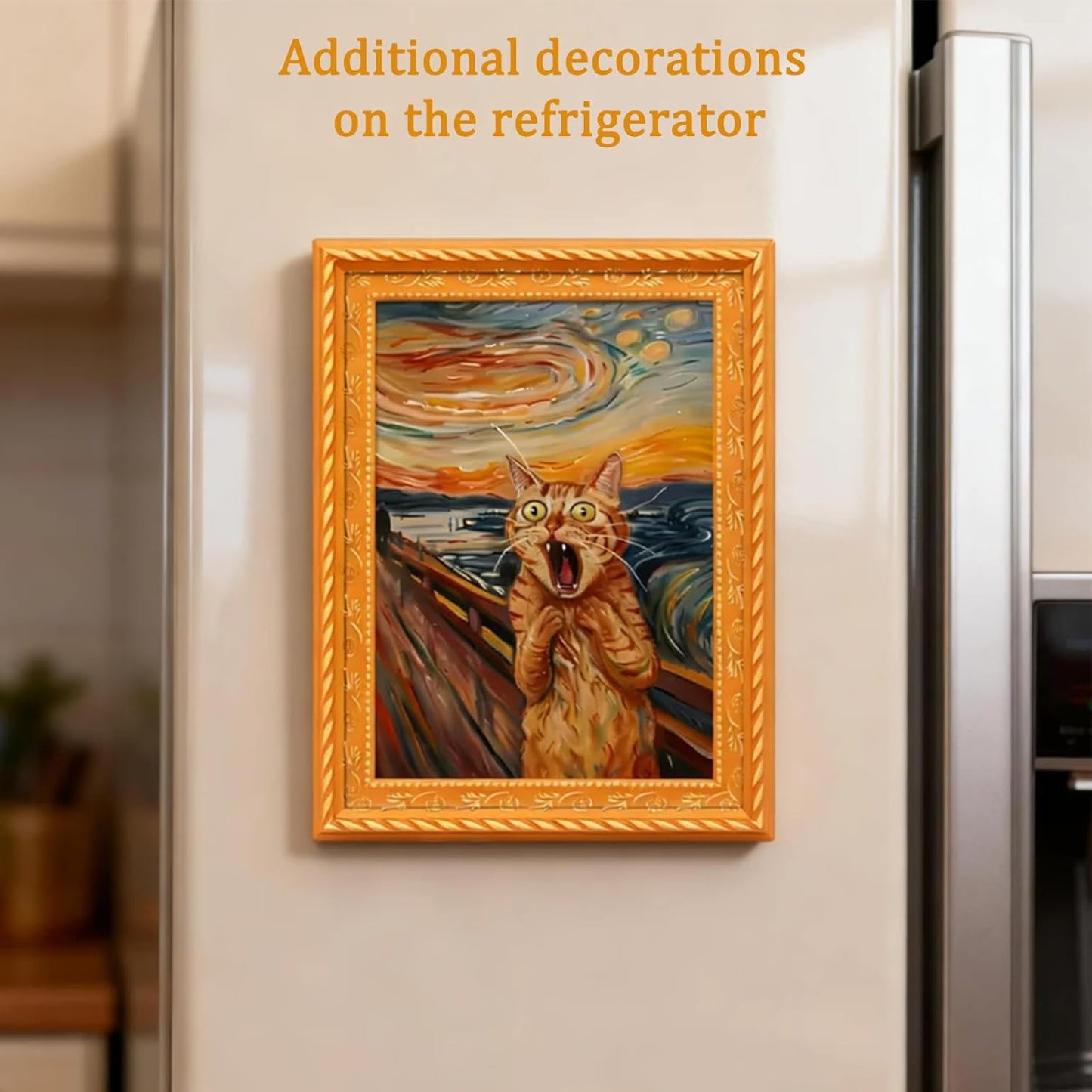 Imanes gato decoración nevera cocina oficina
