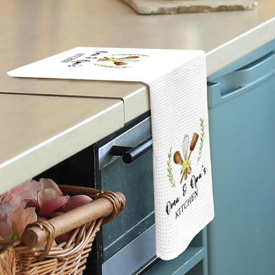 Toallas de cocina rústicas para abuelos y abuelas regalos decorativas
