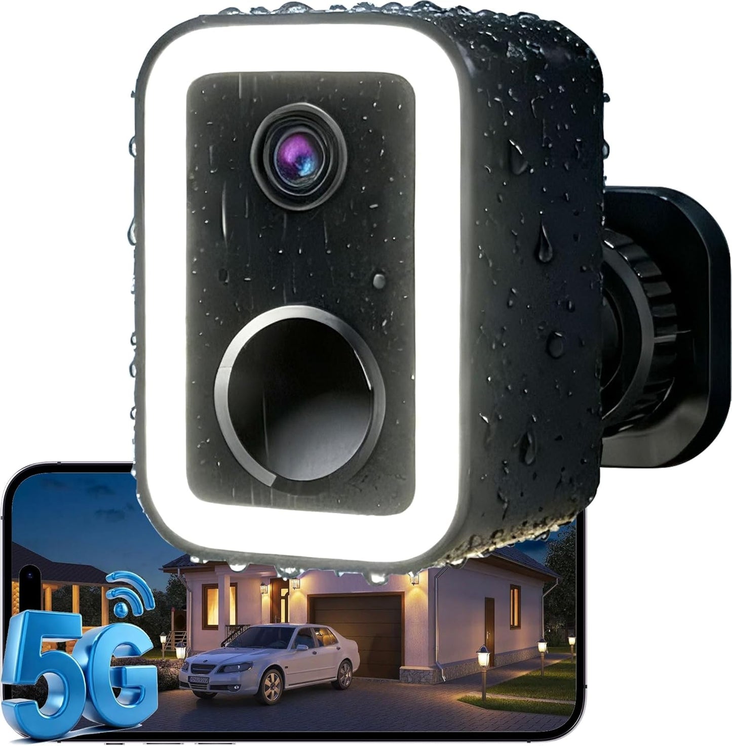 Cámaras seguridad 2K exterior detección AI batería