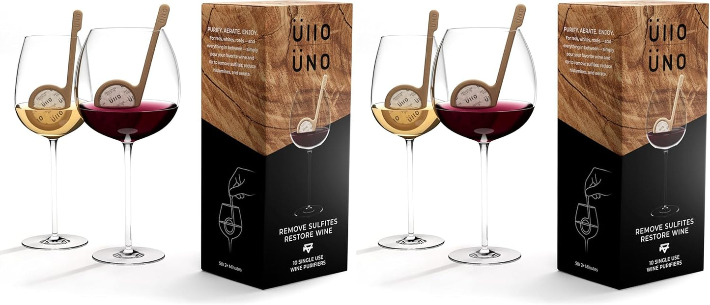 Varitas purificadoras de vino Ullo Uno sin sulfitos (10 unidades)