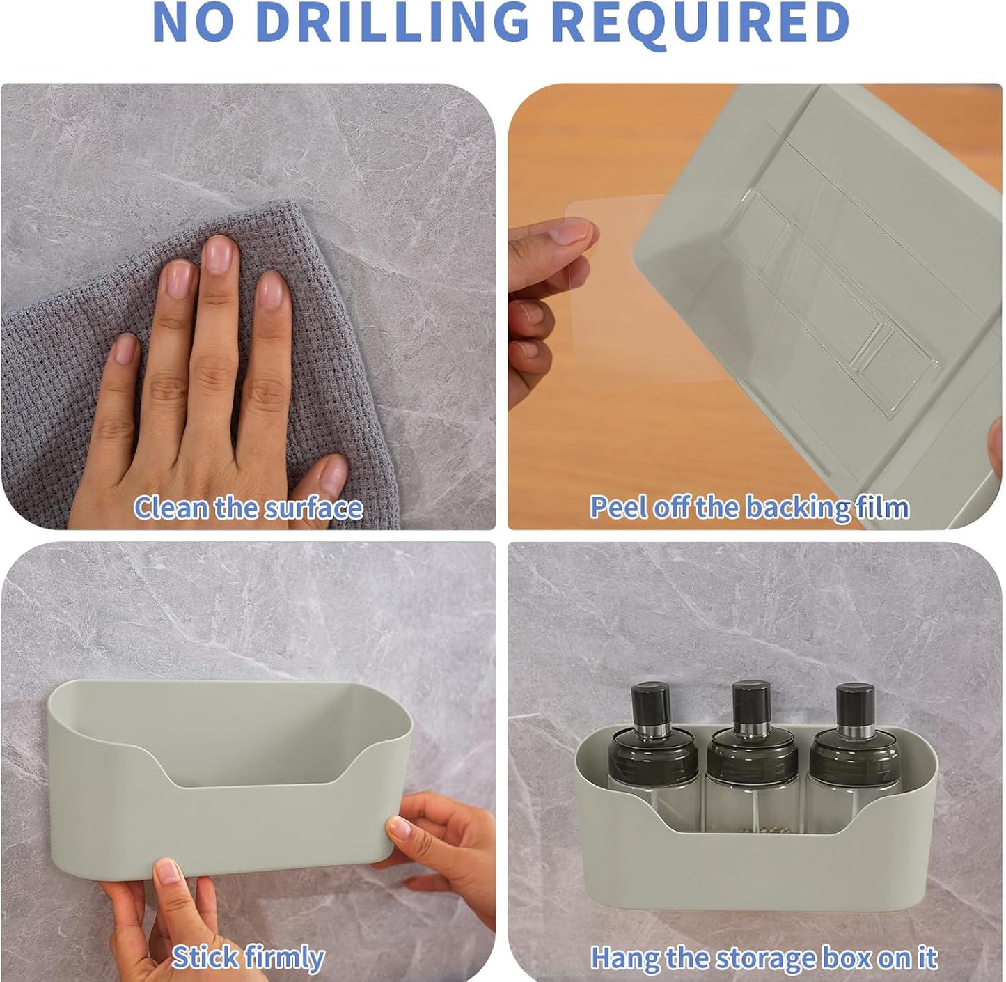 2 Organizadores Tapa Sin Perforaciones para Gabinete Cocina