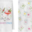Juego de toallas de cocina Mahjong decorativas para platos de gofres 16x24