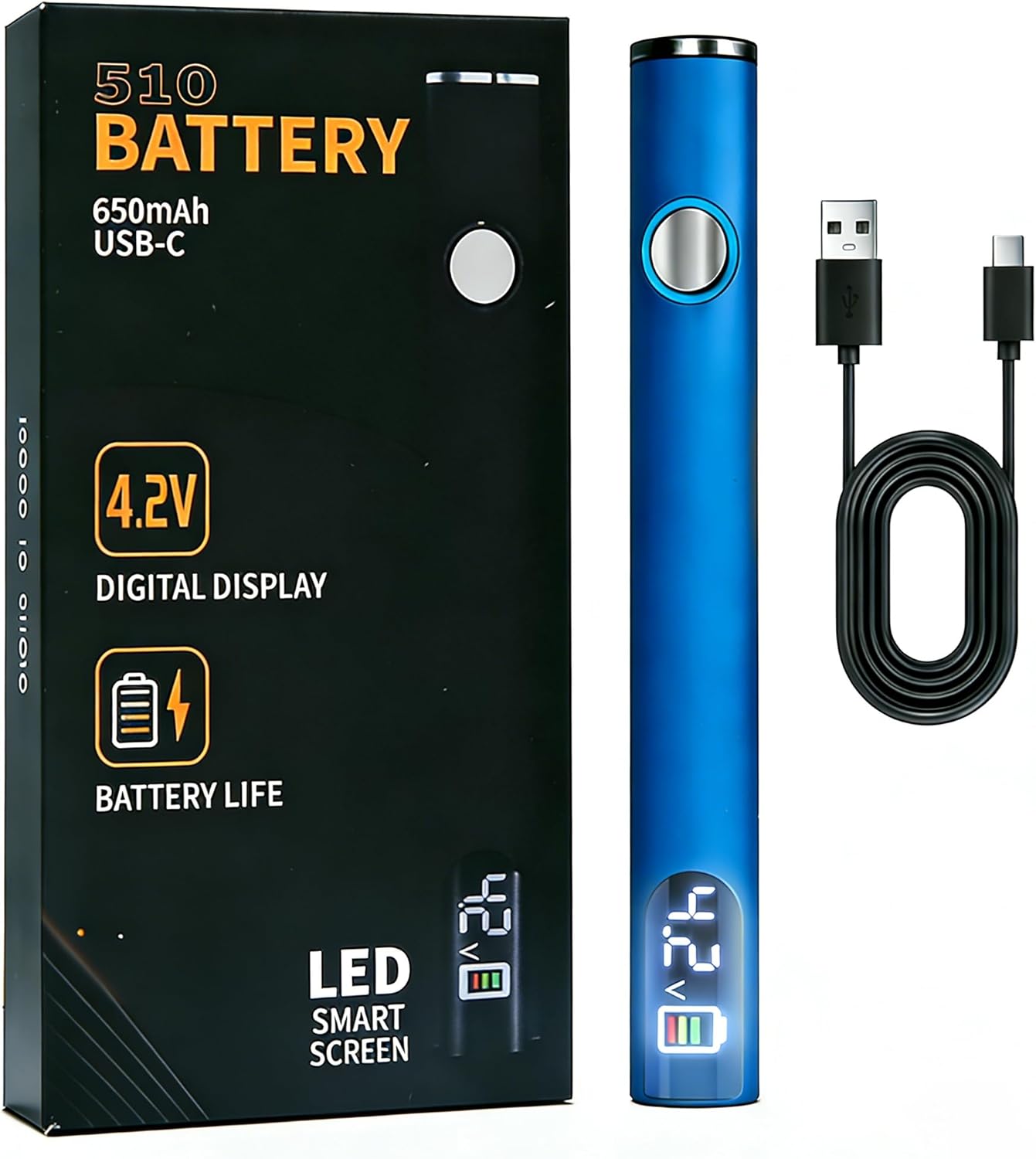 Pluma soldadura 510 hilos con pantalla LED recargable