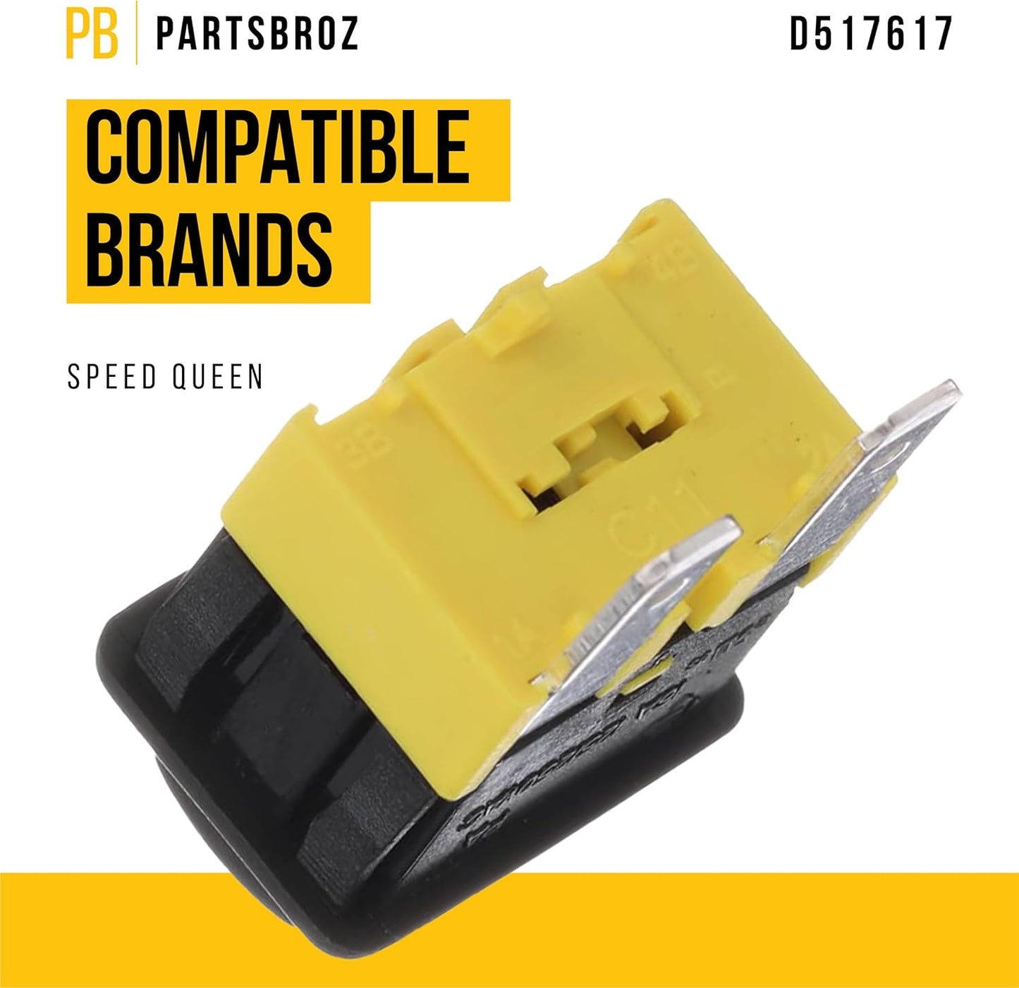 Botón encendido compatible con secadora Speed Queen