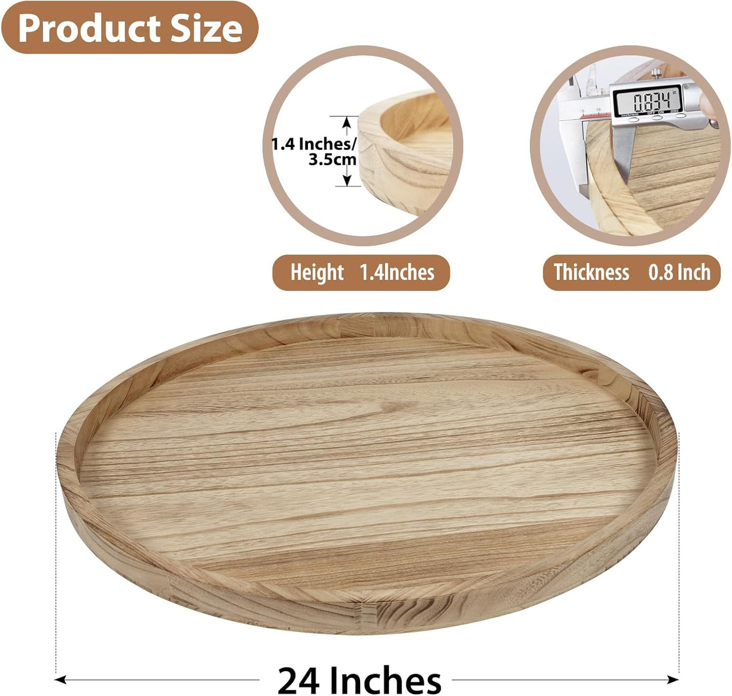 Mesa de centro madera rústica torcida 24x24pulg