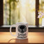 Taza cerámica para perro con mensaje en nariz blanca
