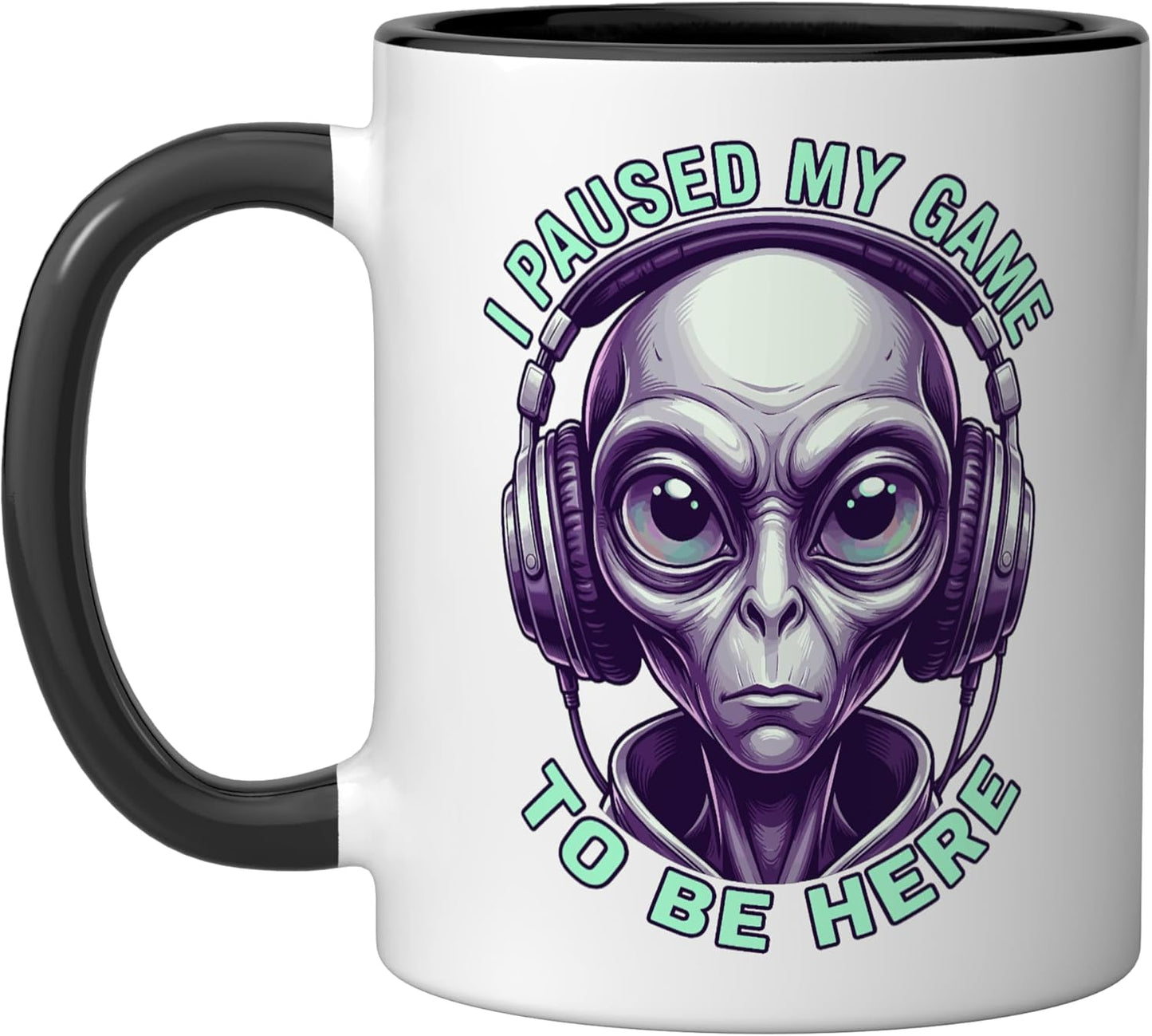 Taza Cerámica Negro/Blanco