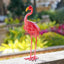 Estatuas flamenco metal decoración al aire libre