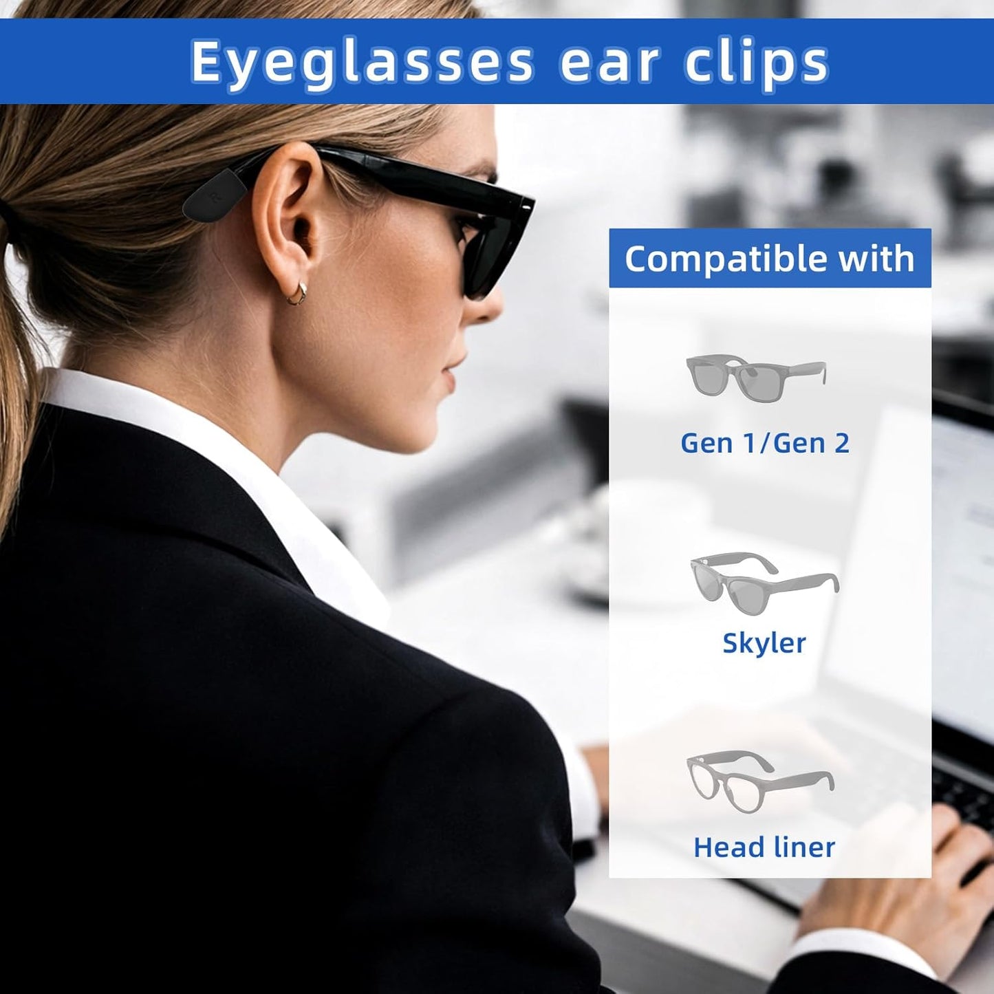 Agarre antideslizante para gafas compatibles con Gen 1/2/Skyler