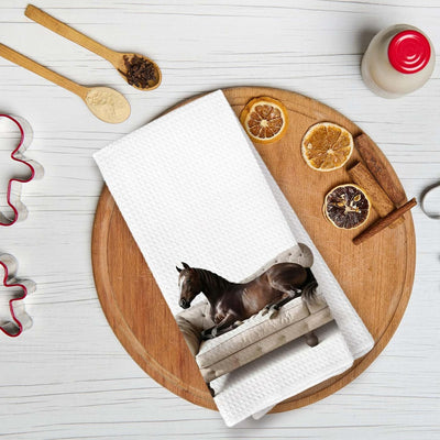 Toalla de cocina con caballo vintage para baño y cocina