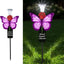 Estaca mariposa morada decoración tumba regalo condolencias