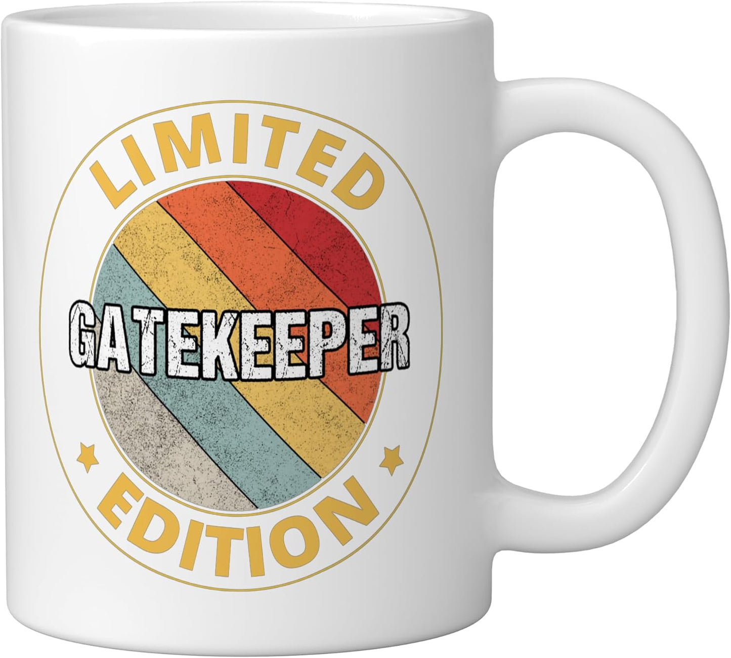 Taza cerámica Gatekeeper blanca