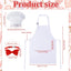Delantal chef sombrero ajustable blanco con pajarita