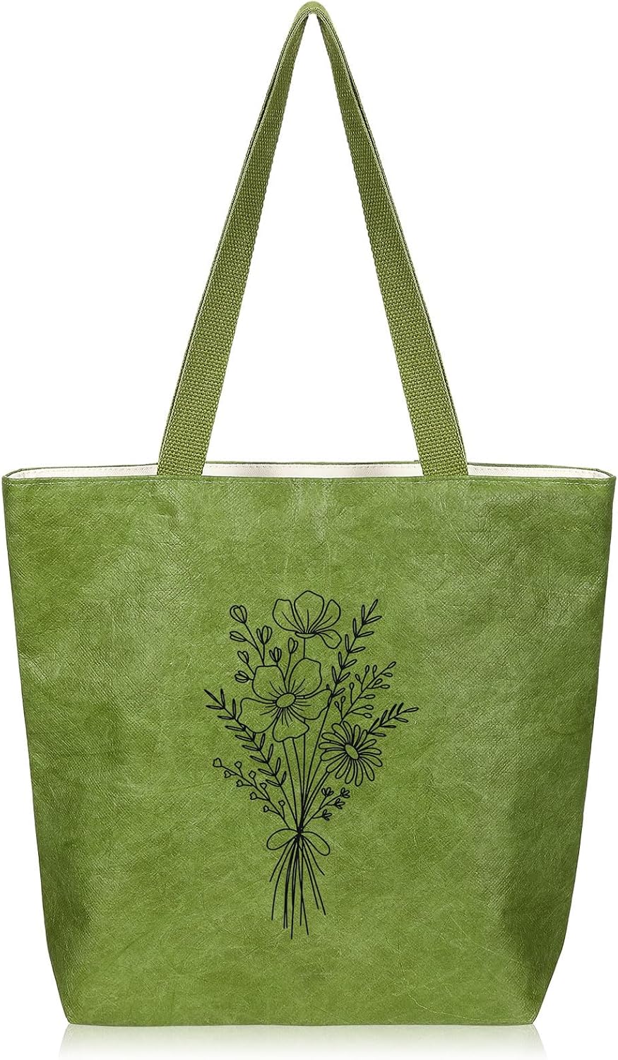 Bolsas de mano verdes para mujer con hebilla magnética y bolsillos