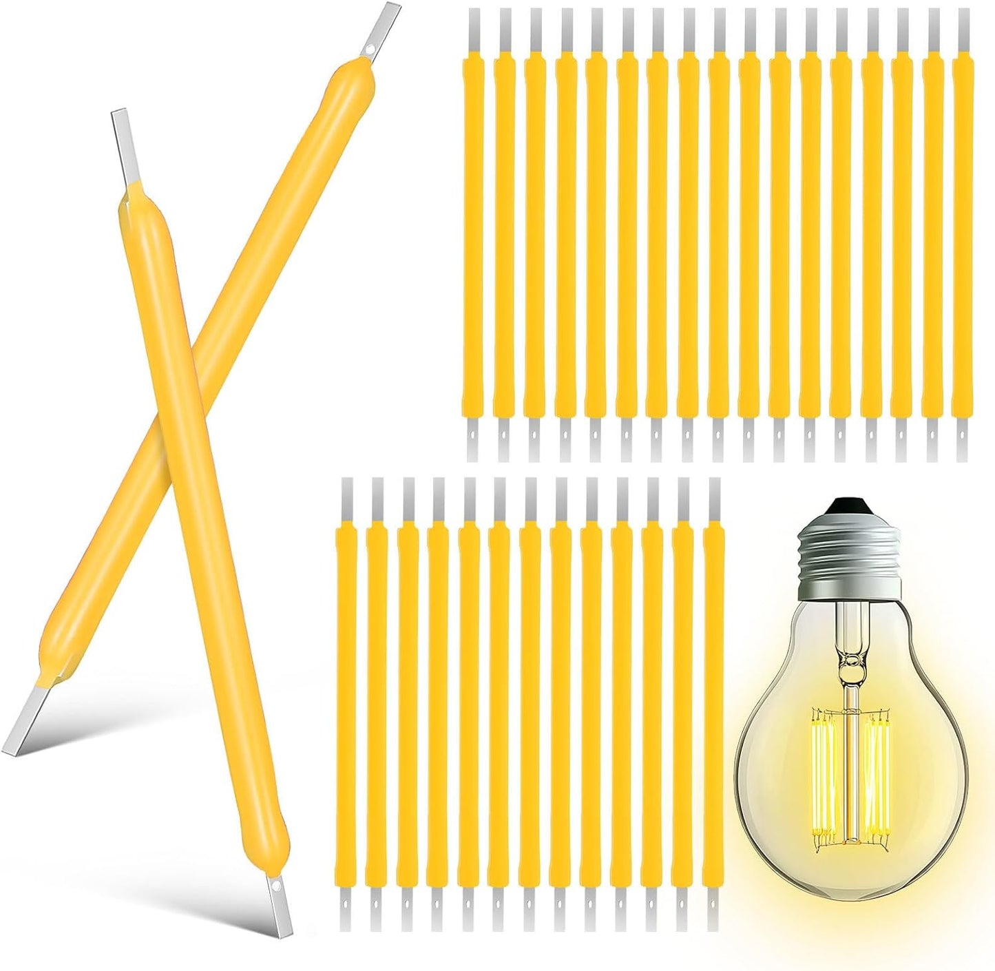 Piezas repuesto filamento LED lámpara luz cálida