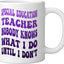 Taza Cerámica Humorística para Maestro Especialista Blanco