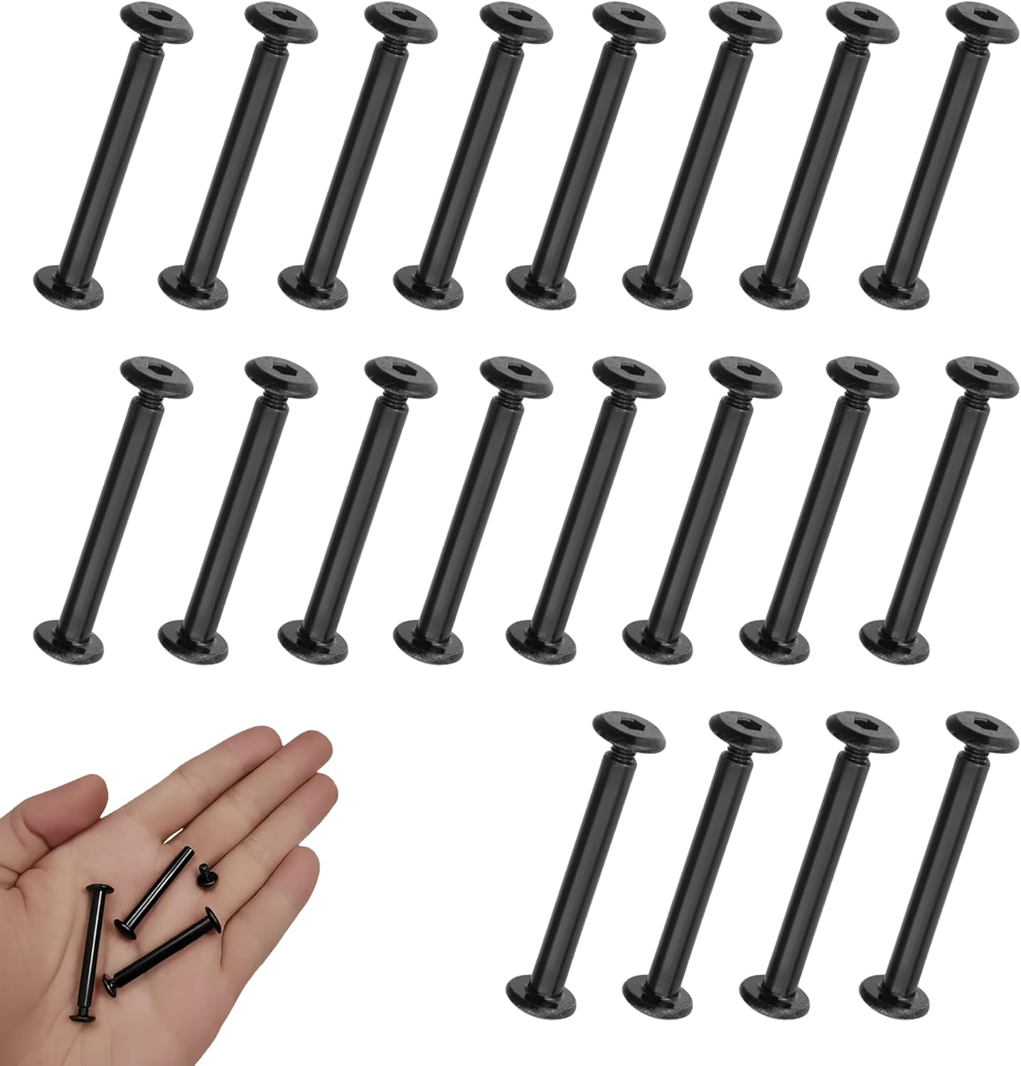 Set 20 Tornillos M3x30mm para Carpintería y Artesanías