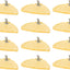 Platos de gres en forma de queso con ratón amarillo