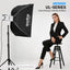 Caja luz rectangular 12x18pulg soporte Bowens compat V1 AD200