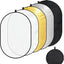 Reflector luz oval 40x60pulg difusor 5en1