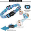 2 Collares Pascua para Perros y Gatos con Campanas Azul y Verde