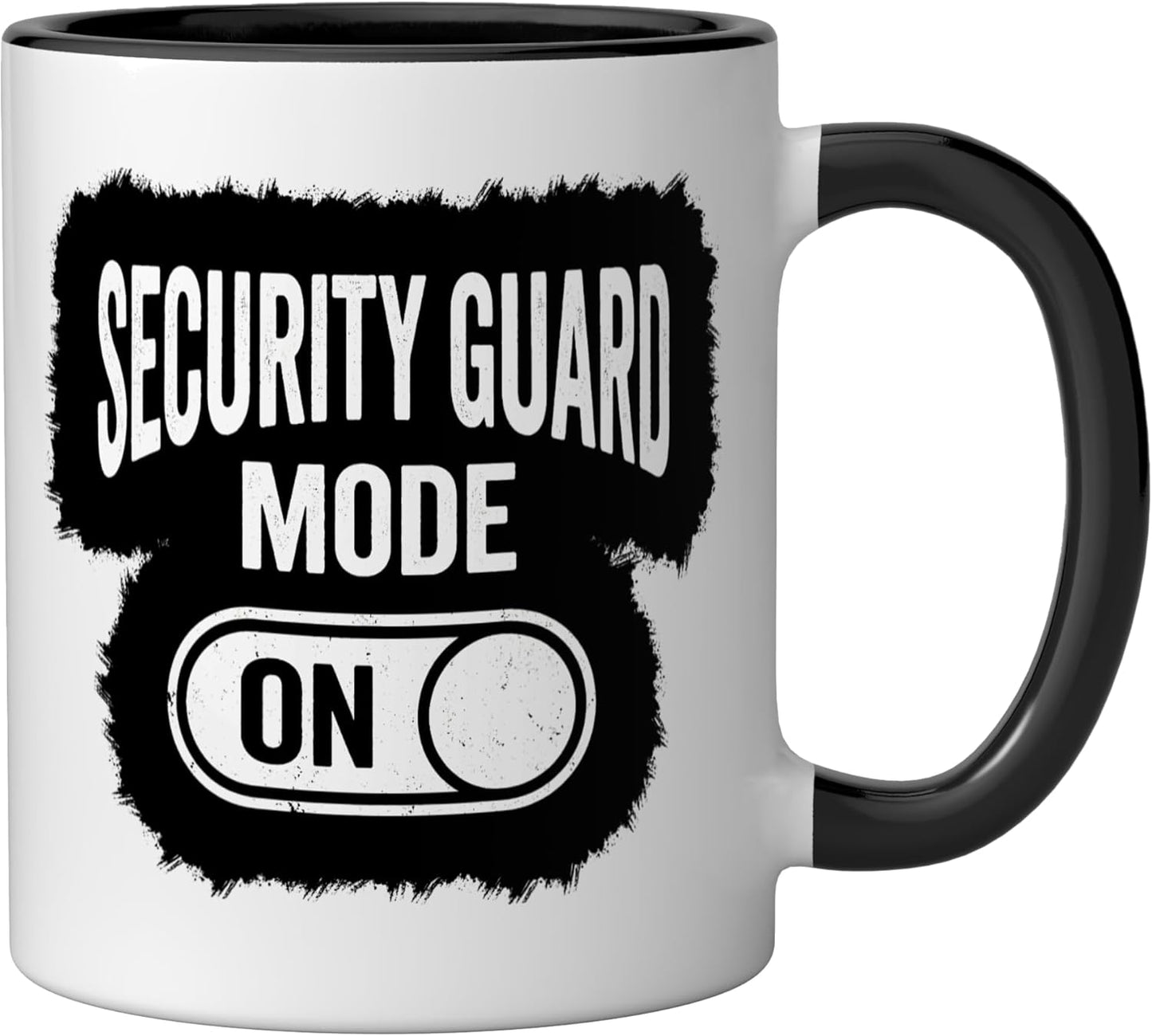 Taza Cerámica para Vigilancia Negro/Blanco