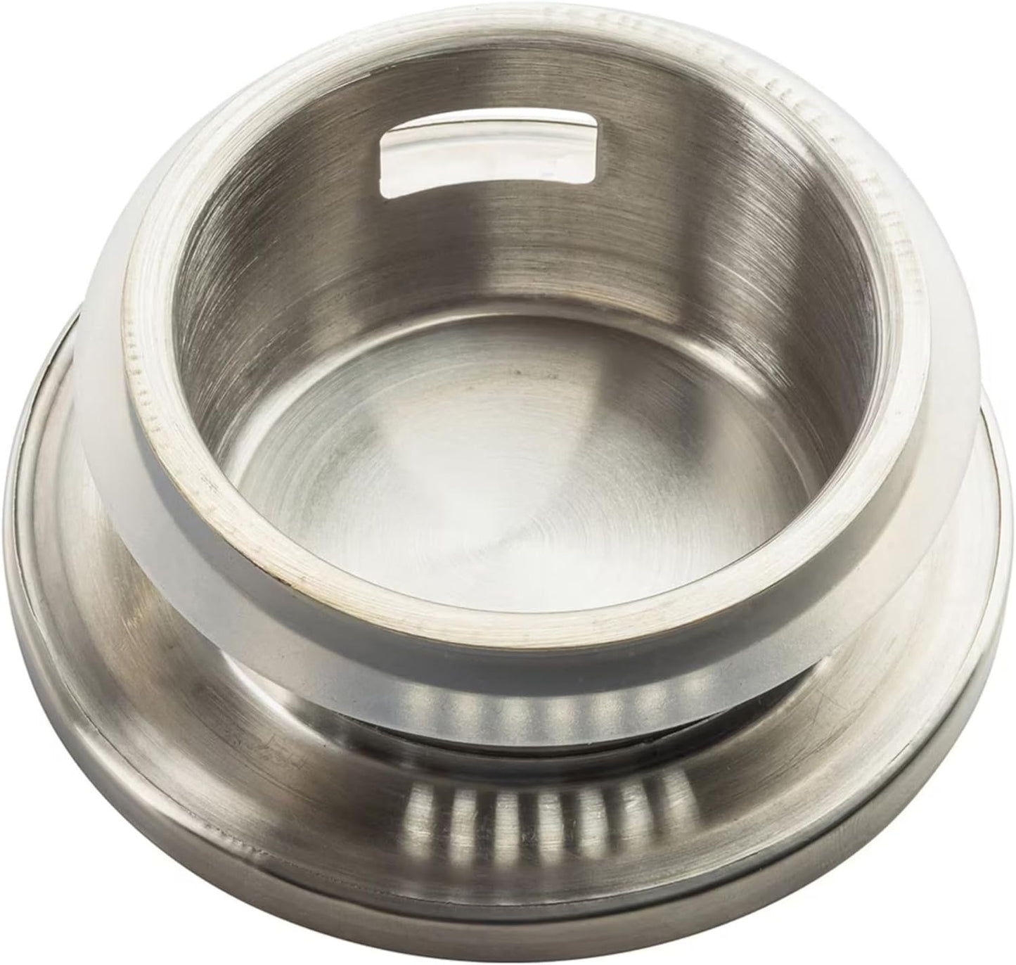 Jarra de vidrio TableCraft con tapa de acero inoxidable y asa, 17 oz