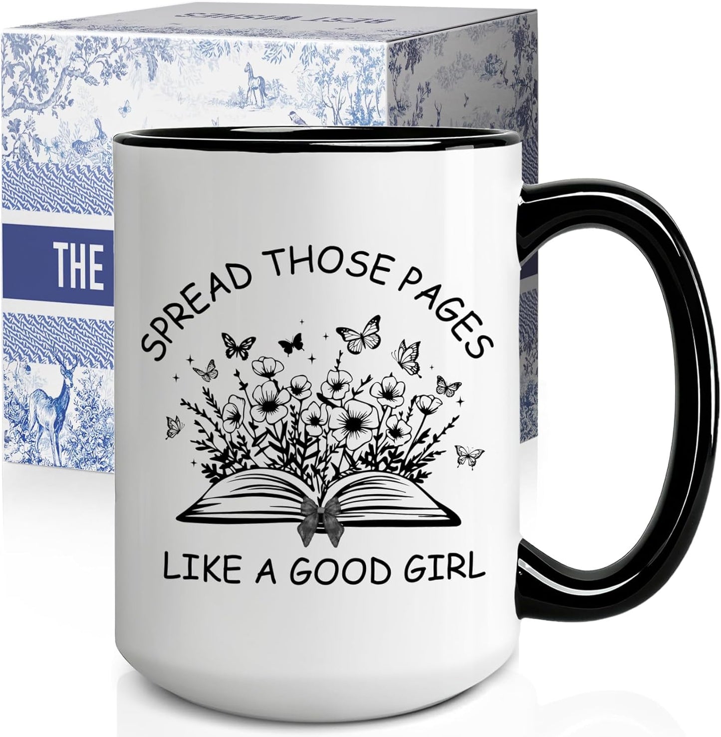 Taza divertida para lectores y amantes de los libros