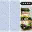 Luz crecimiento plantas interior 24W 384 LEDs espectro completo