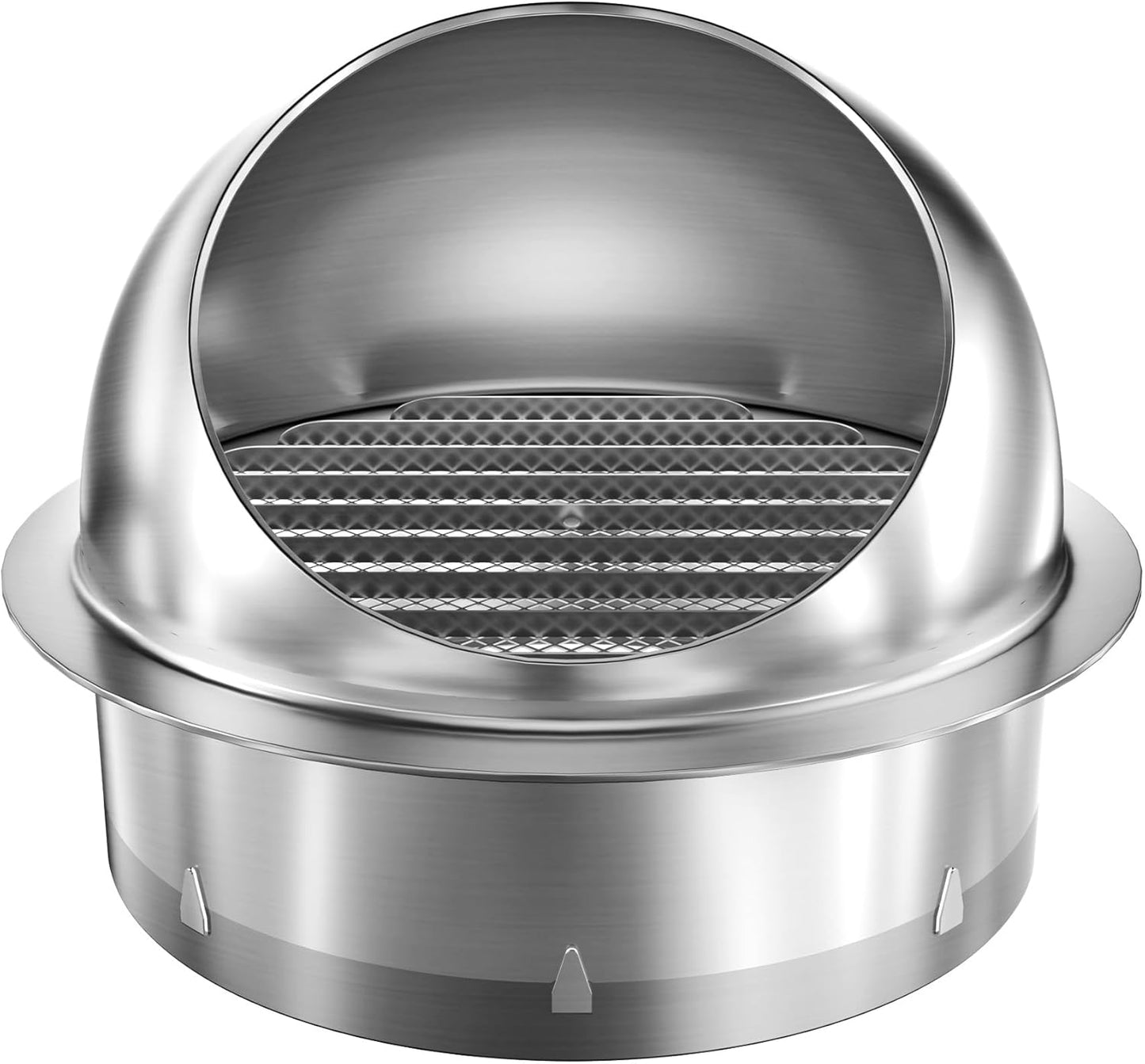 Cubierta ventilación secadora 6pulg acero inox