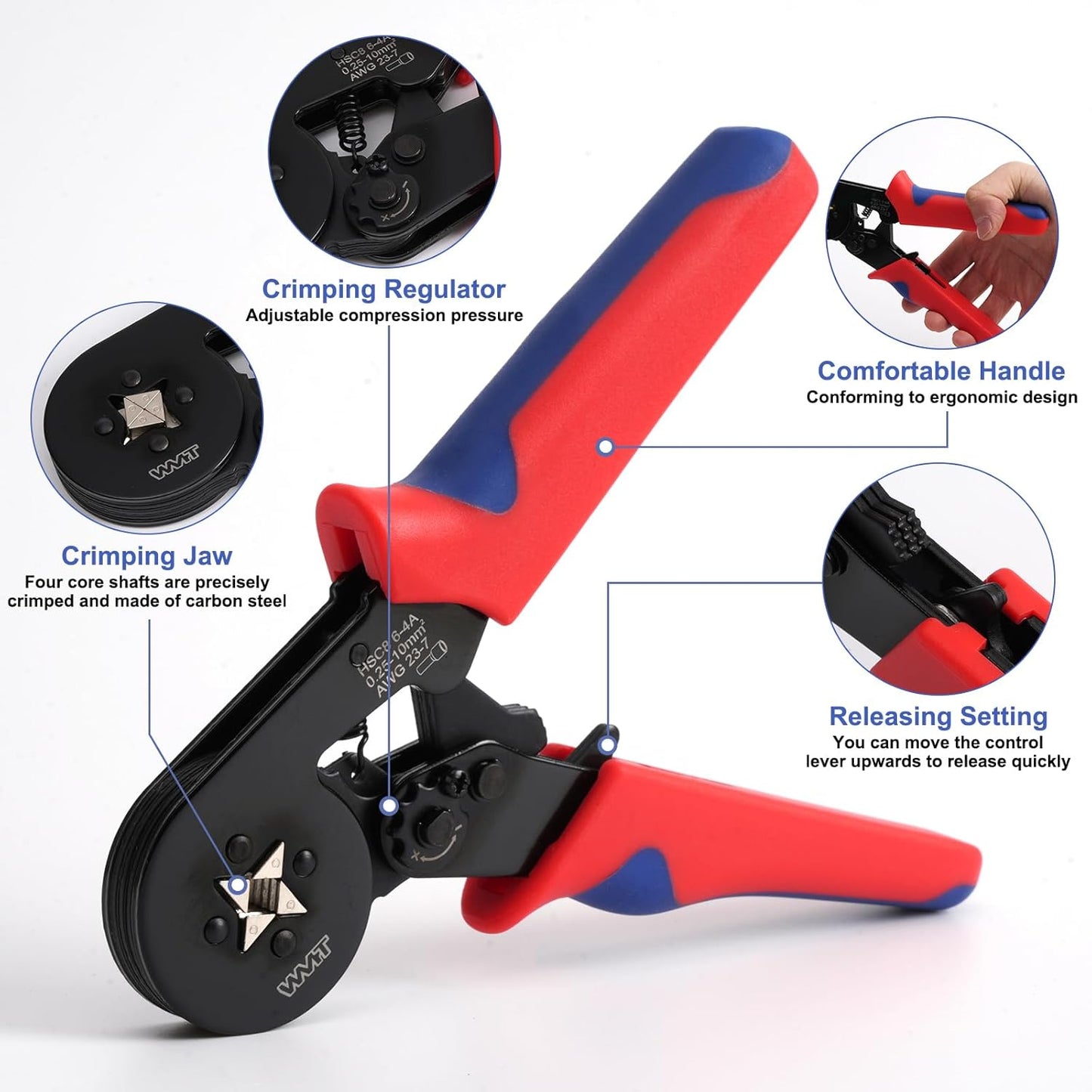 Kit herramientas crimpadoras AWG 23-7 1700 pzas