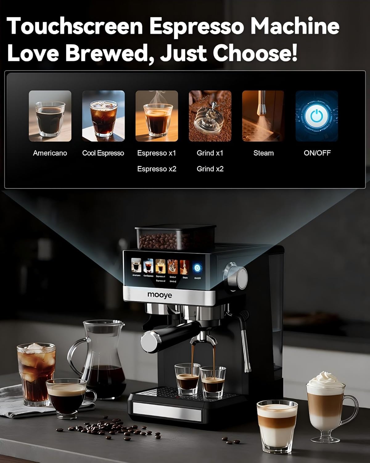 Cafetera Espresso Compacta 20 Bar Espumador Leche
