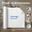 Rollo proteccion suelo 40x100ft autoadhesivo para madera y azulejos