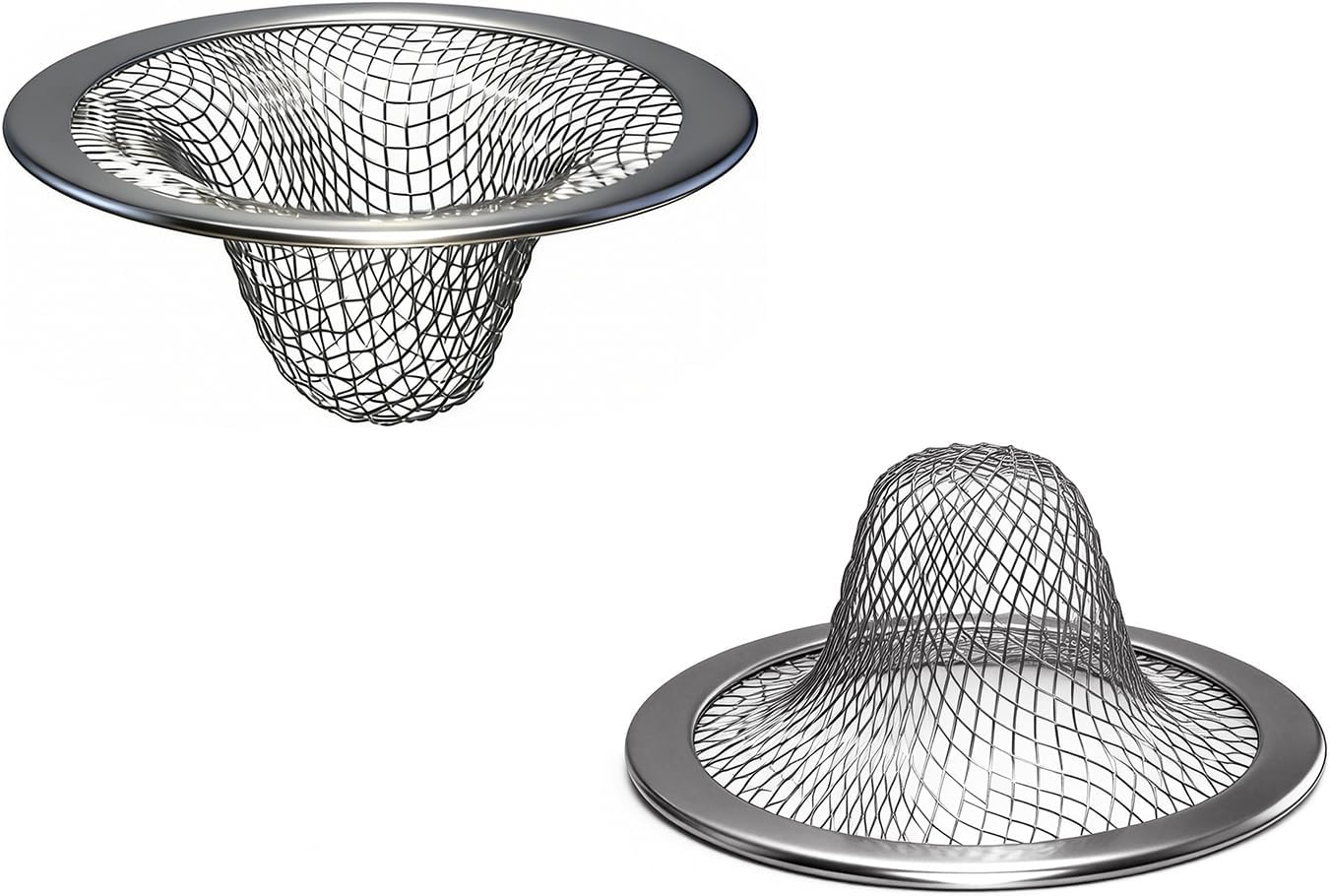 Colador drenaje acero inox 2.215pulg cesta 1pulg