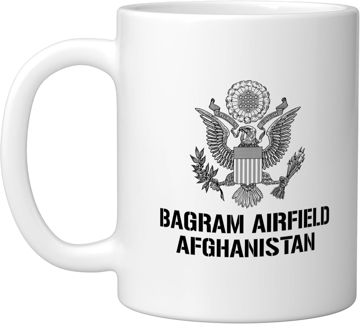 Taza cerámica Airfield Bagram blanca