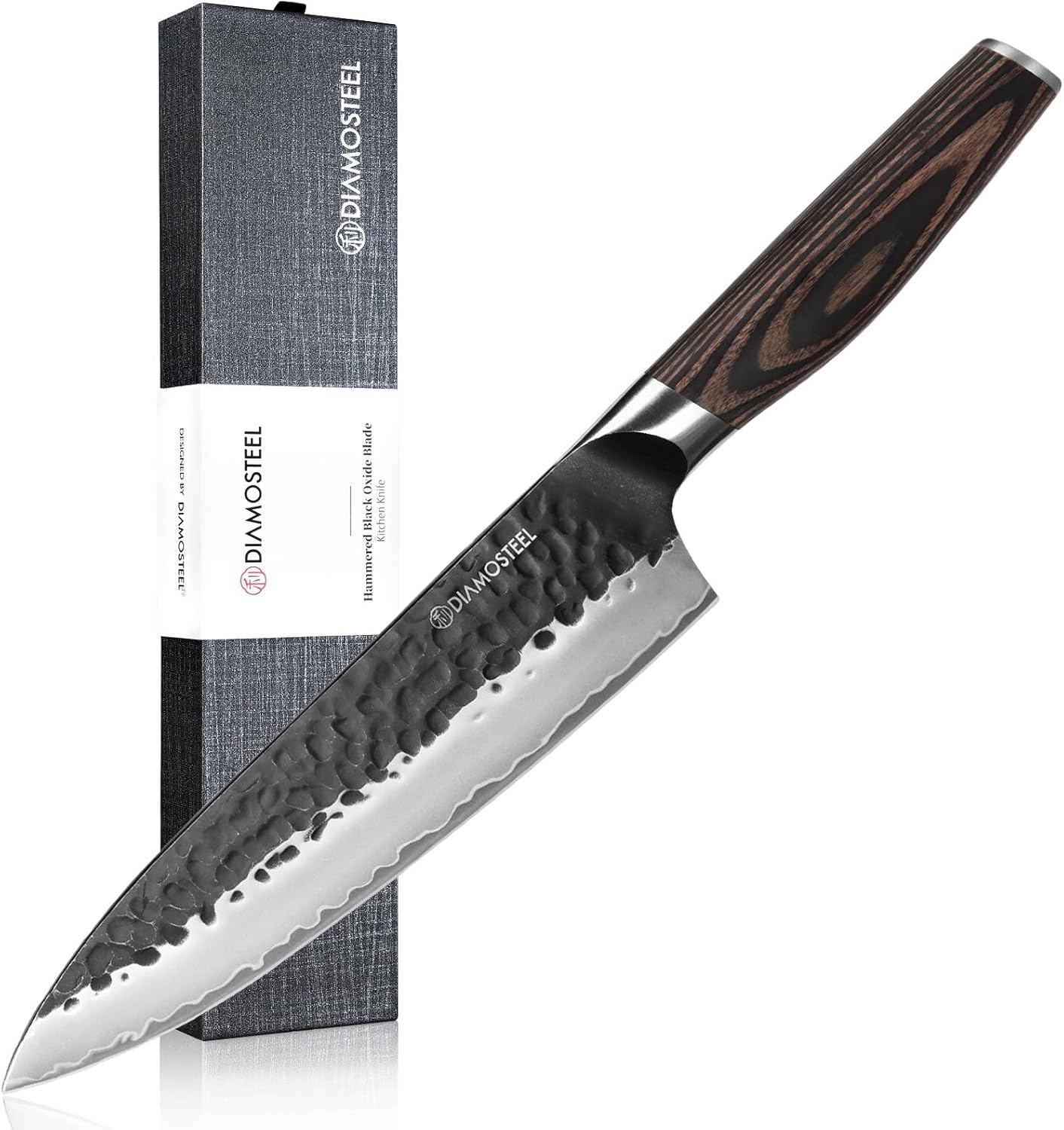 Cuchillo de chef japonés Gyuto 8 pulgadas 3 capas acero inoxidable