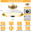 Lámpara techo sensor movimiento LED 24W 12pulg blanco