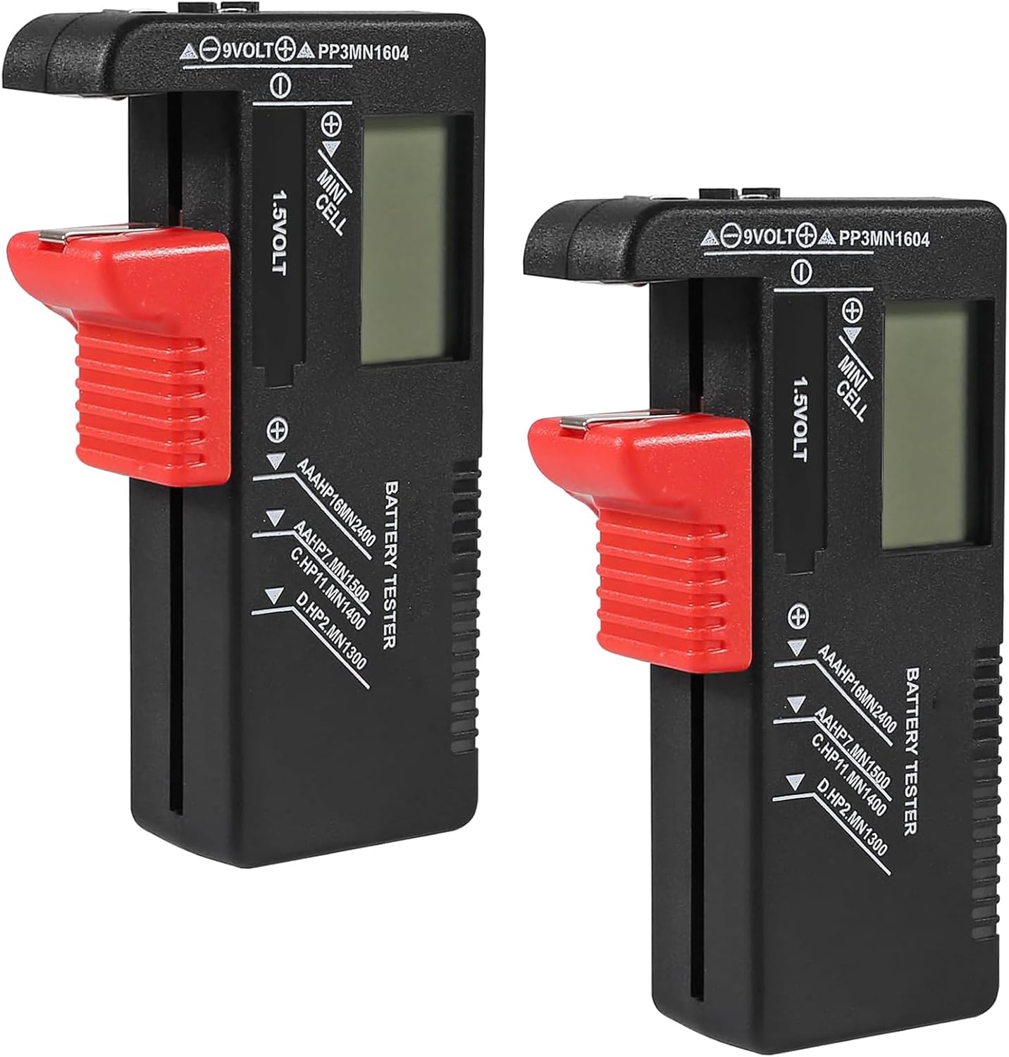 Medidor voltaje baterías universal con display LCD