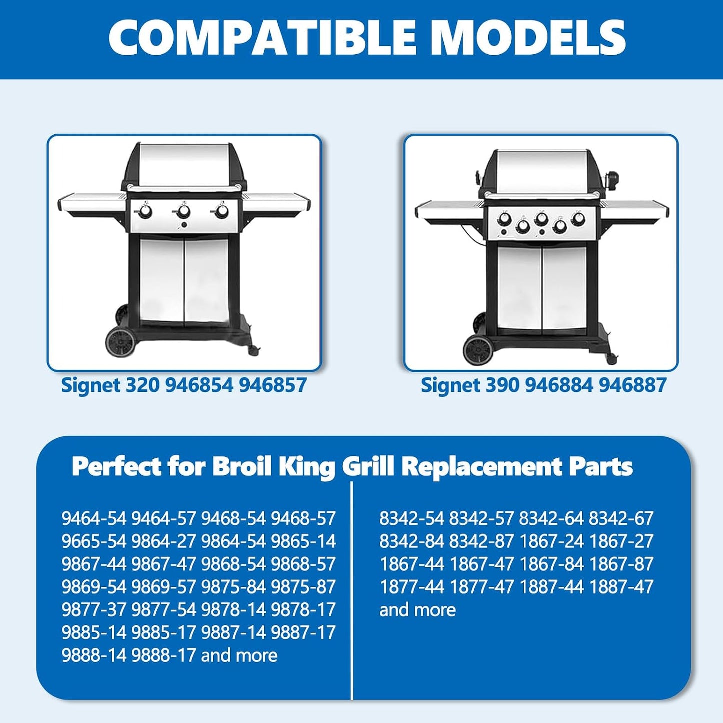 Kit repuesto parrilla Broil-Mate Flav-Placa R-Waves