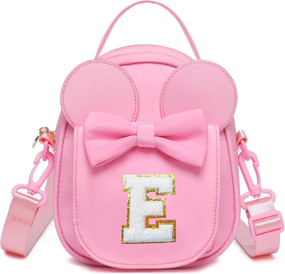 Bolso cruzado pequeño con inicial para niña casual