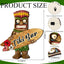 Decoración Tiki Bar con tabla surf 17.7pulg plegable hogar
