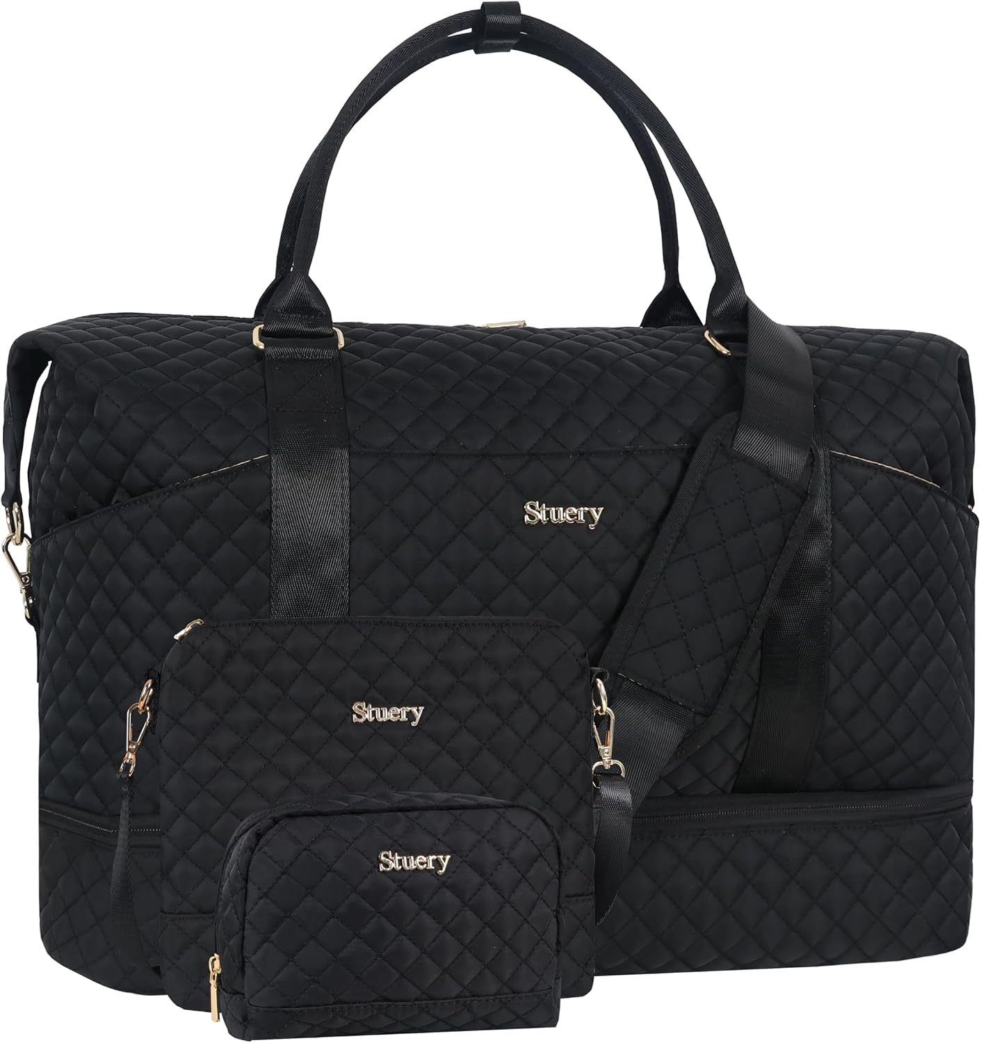 Bolsa fin de semana para mujer con compartimento zapatos y aseo